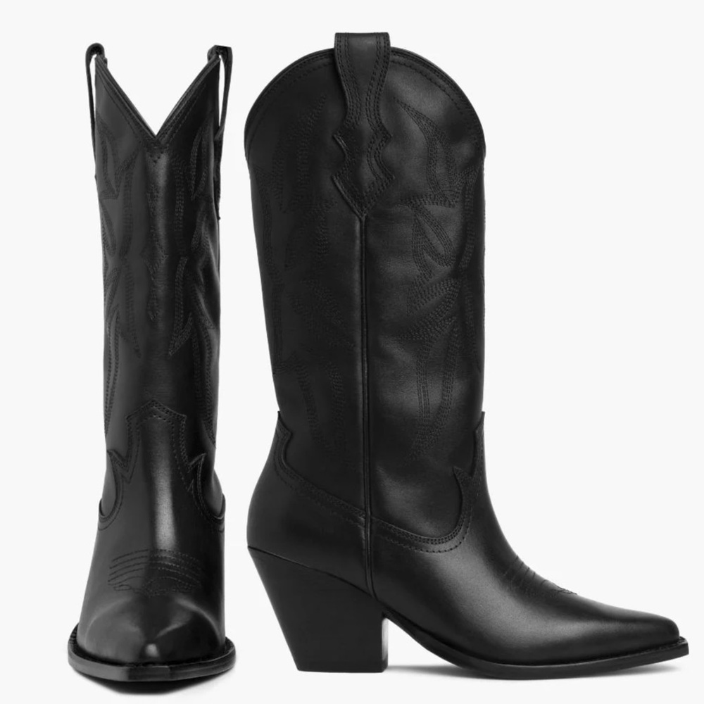 Thursday ‘Rodeo’ Cowgirl Boots, Black (Size 11 Womens) - Picture 3 of 10